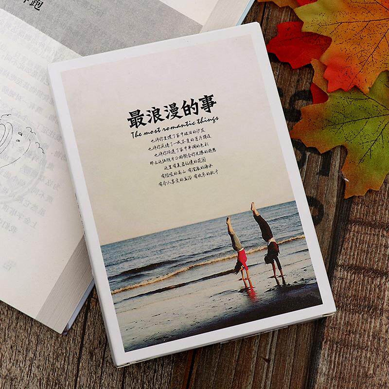 0张明信片创意小清新文艺祝福卡唯美证件照励志青春誓言贺卡