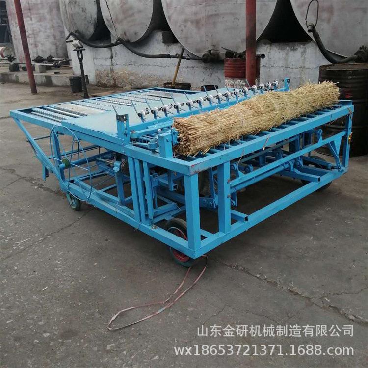 宽幅可调电动秸草毡水温稻机秆宽度HGE可调草苫机养殖场棚舍保帘