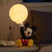 卡通米奇小夜灯卧室睡眠灯儿童房间床头灯氛围感桌面摆件月球台灯