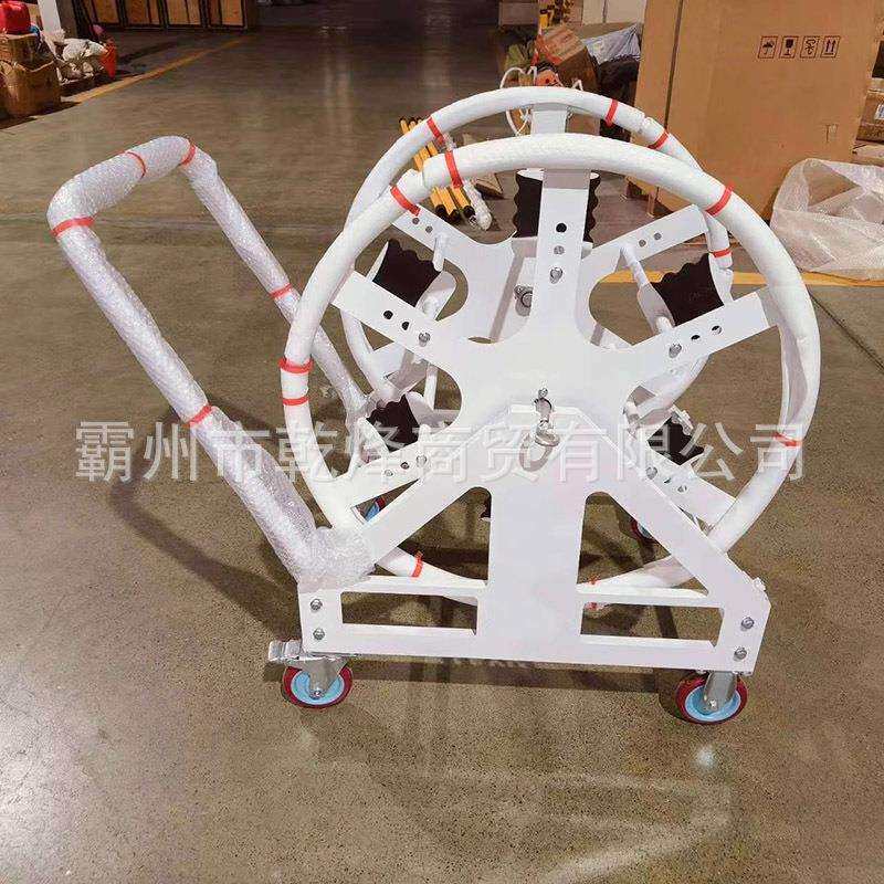 电力施工引流线收线车大型收放线车架多用途旁路电缆绕线车