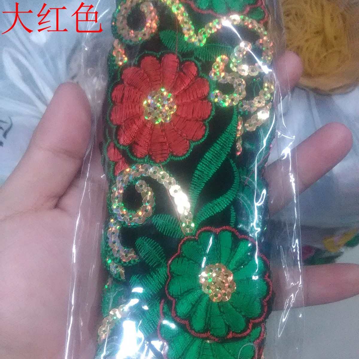 补丁衣服新品8155 花熨烫贴花#装饰花刺烫布贴贴花材料diy 绣花
