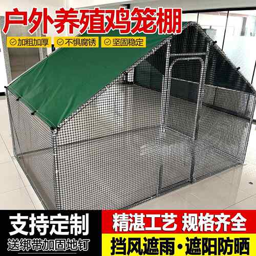 鸡室外家用养鸡遮雨棚户大号舍家禽养殖笼棚KTD笼搭建孔雀鹅鸭鸡