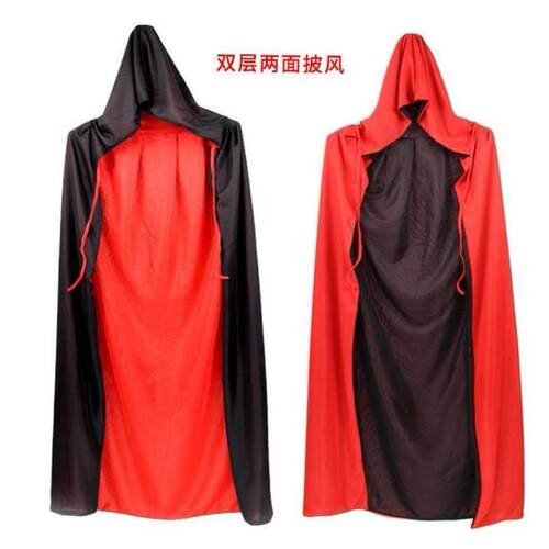 Halloween cosplay cape Standing collar Death Cape Pirate披风