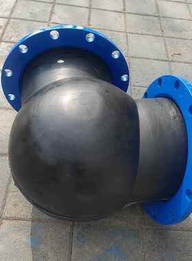 WT兰X9量0度橡胶弯291头可曲挠橡胶头法连接橡胶软接头厂家大弯从