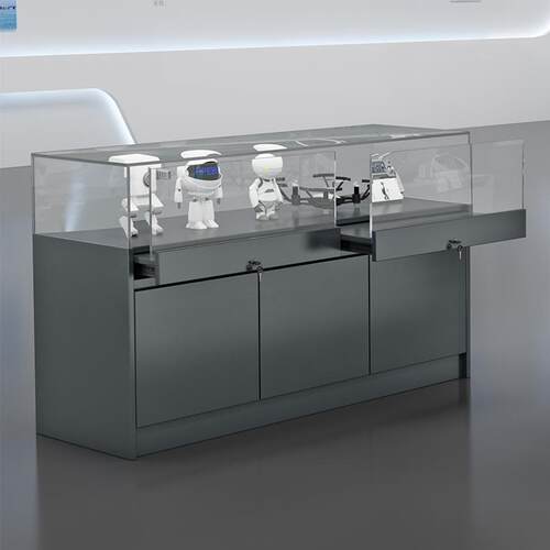 珠宝首饰展示柜博物馆产品陈列柜样品展览展会展示台手机玻璃展柜