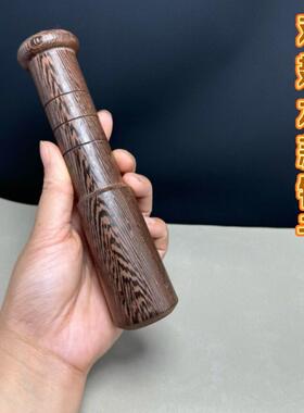 鸡翅木捣蒜器捣蒜锤子家用蒜杆子捣蒜棍木质蒜锤子