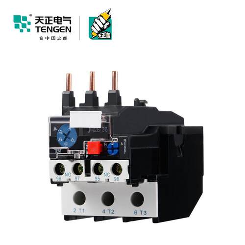 TENGEN天正JR28-36热继电器NR2-36 JRS1D热过载温度保护继电器32A
