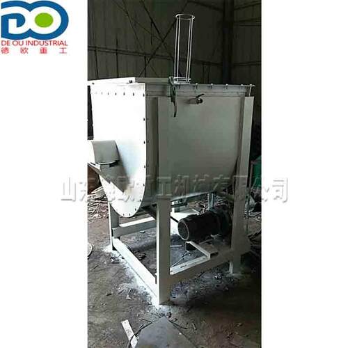 电动式筑工程搅拌机泥双层设水冷卧式搅拌备建不锈钢LSN水拌合机