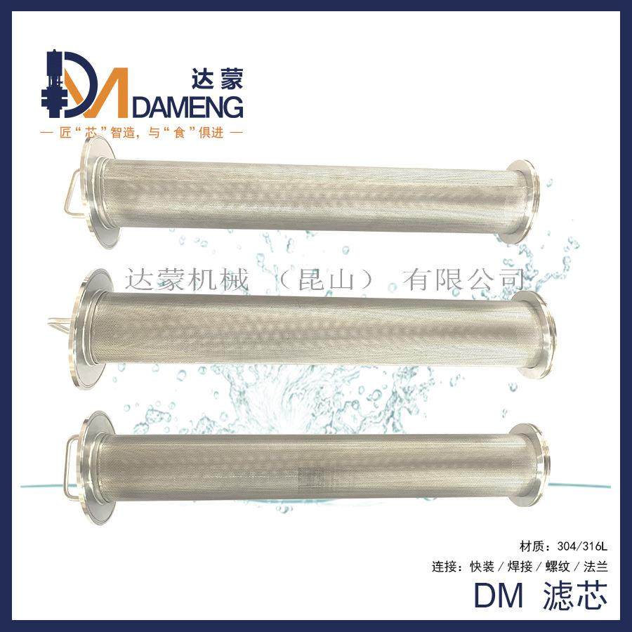 DM-I过滤器不锈钢多层烧结网直通型Y型筛网滤芯可定制