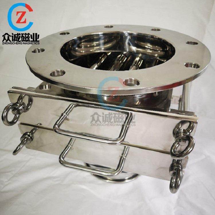 高斯永磁干粉除铁器食品级强磁不锈钢永磁抽屉除铁器粉料除铁
