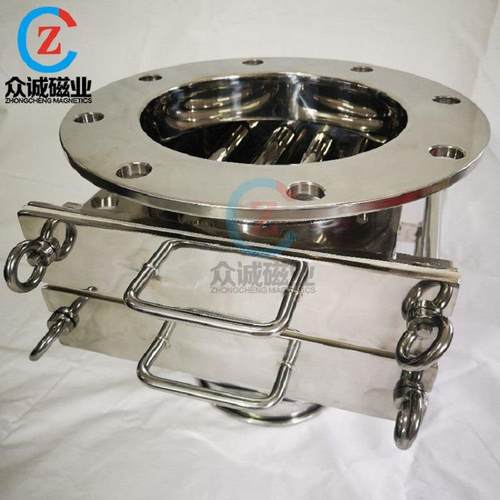 高斯永磁干粉除铁器食品级强磁不锈钢永磁抽屉除铁器粉料除铁