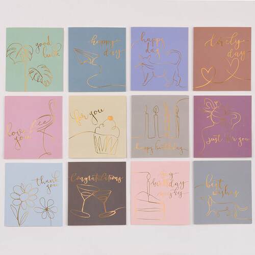 farewell card good luck card greeting cards thank you小卡片