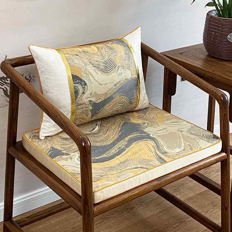 实木沙发坐垫中式椅子垫茶椅圈椅餐椅太师椅垫屁垫板凳防滑座垫