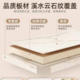 茶几客厅家用圆形桌子小户型轻奢简约现代出租屋沙发茶桌2024新款