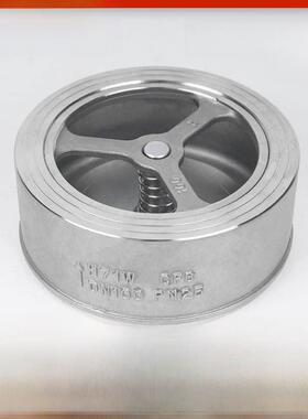 不锈钢夹止回阀H71W 201 304单向阀耐高温止回阀Dn25 50 100