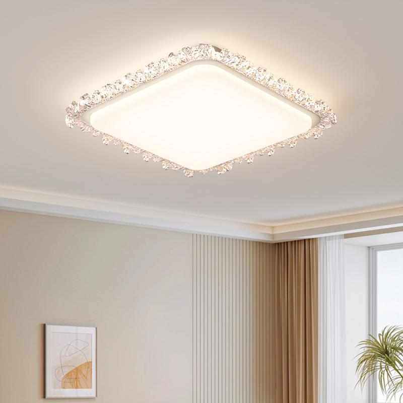 卧室灯2025新款法式轻奢大气浪漫全光谱主卧房间护眼客厅吸顶灯具,家装灯饰光源,智能吸顶灯,淘宝优惠券,粉丝福利购,淘宝优惠卷