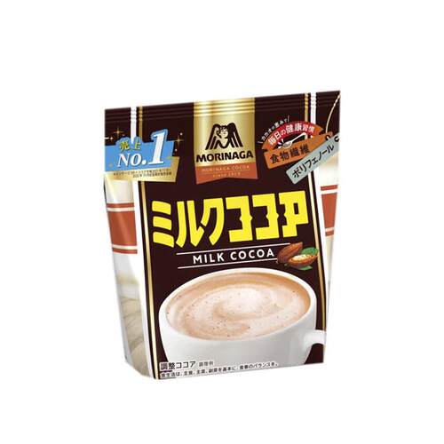 日本进口森永牛奶熟可可粉营养膳食纤维冲饮即食健康早餐烘焙原料