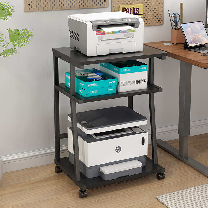 可书房桌旁三层架打印机落地架办公收纳*置l主机移动物多功能整理,收纳整理,整理架/置物架/收纳架,淘宝优惠券,粉丝福利购,淘宝优惠卷