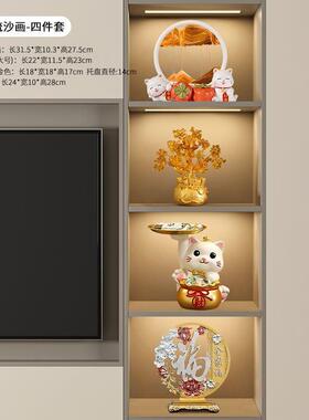 酒柜装饰品摆件家居饰品轻奢高档客厅玄关电视柜餐边展示柜工艺品