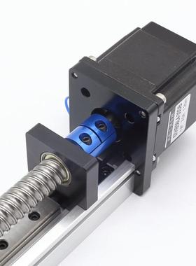 直线滑台模组微型42/57步电滑台进小折返机滚珠丝杠型数90916控垒