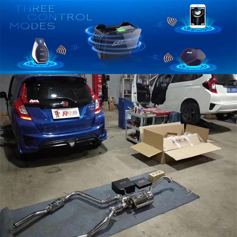 RES 适用飞度GE8/GK5/GR9/锋范/哥瑞/冠道改装头段中尾段排气管