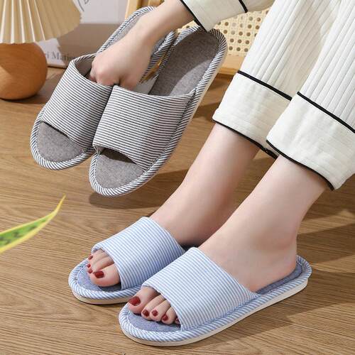 men women slippers indoor home shoes 室内木地板厚底居家夏日