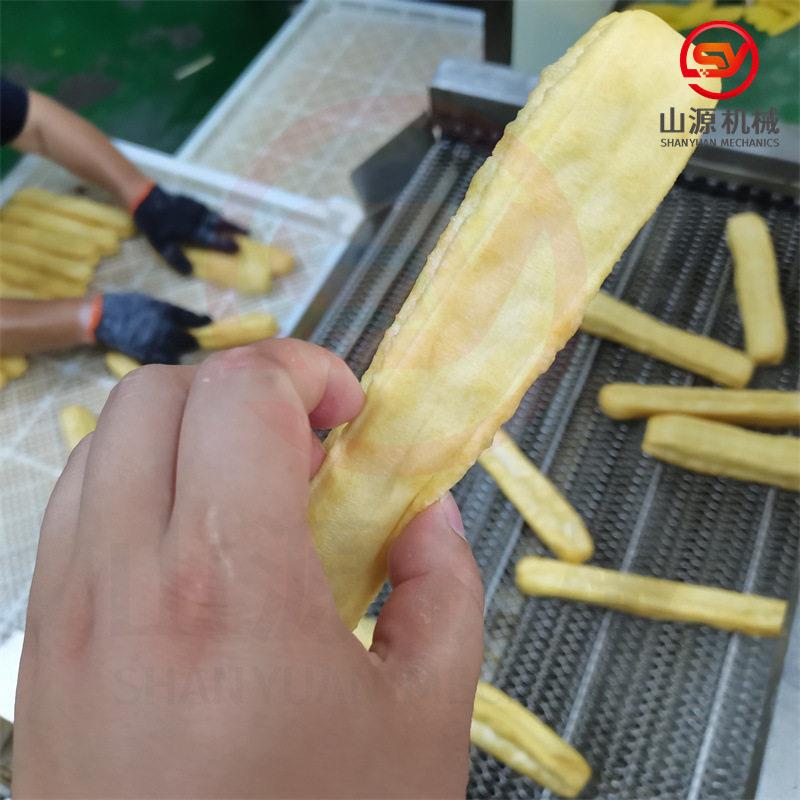 麻辣烫油条油炸设备 速冻油条油炸生产线 香酥小麻花油炸流水线