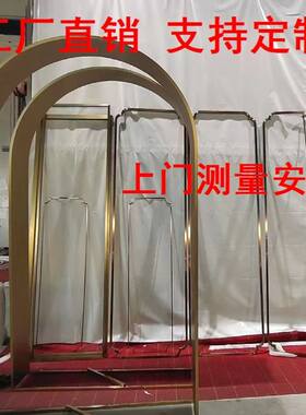 客厅门套定制垭口加工弧形门套弧形不锈钢门套玫瑰不锈钢阳台