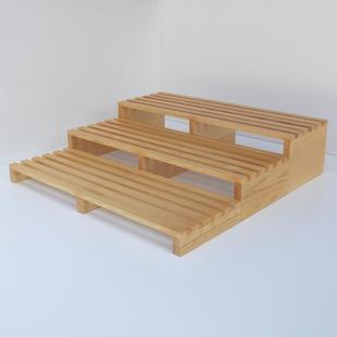 面包展示架木架子面包组合蛋糕酒店自助餐高低陈列干点甜品摆台