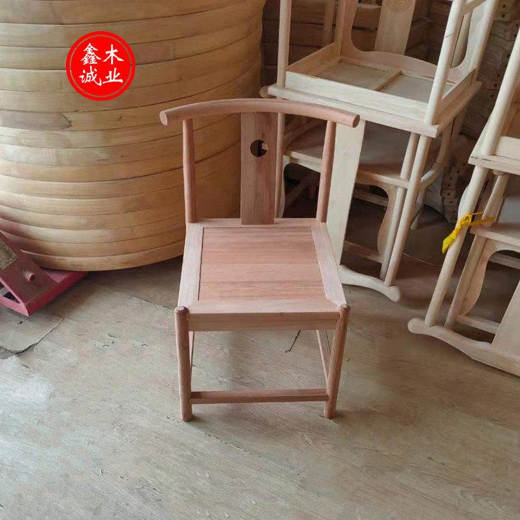 白胚原木椅子南榆木橡木格木散装整装室内配茶桌客厅饭厅包邮