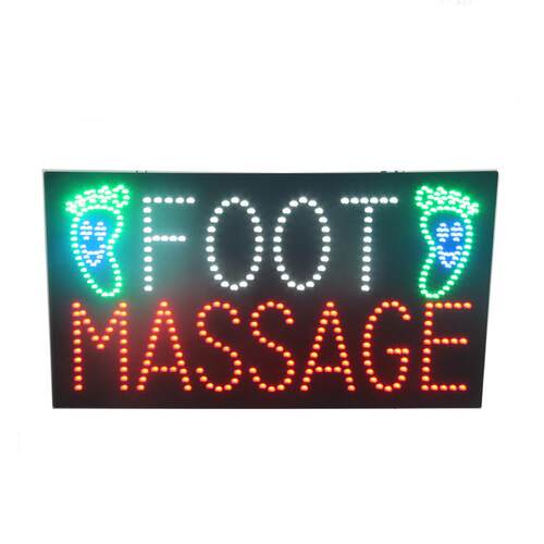LED广告招牌发光字电子招牌可来图制作Foot Massage