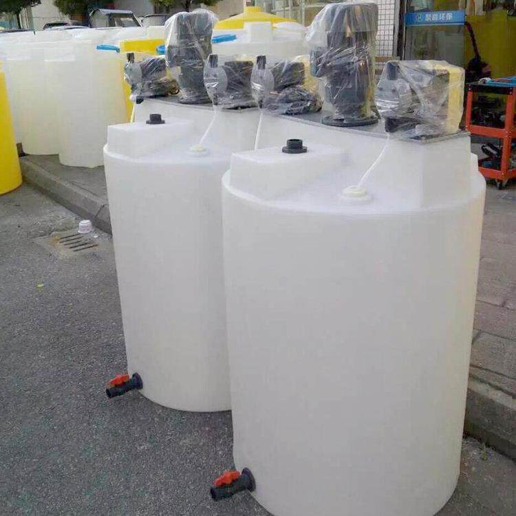 100L~5000L塑料化工搅拌罐1000升pe料搅拌桶可定装电机