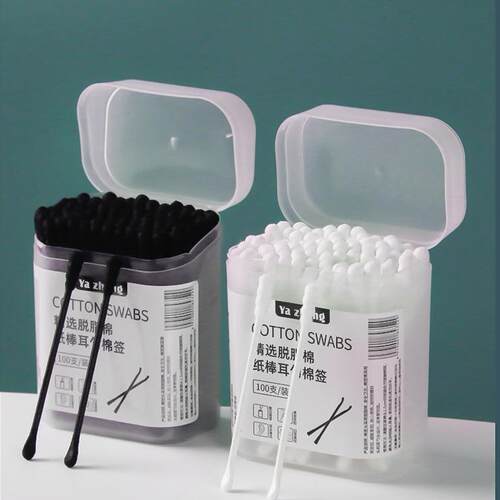Dual-head ear pick swabs, disposable ear cleaning sticks, ch