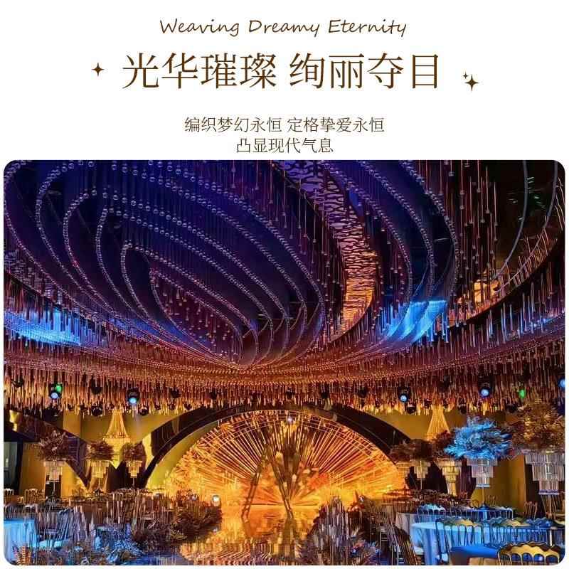 新款结婚庆道具10头火柴吊饰气泡头布置婚礼堂天空顶装饰场景吊灯