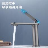 不锈钢卫生间洗脸盆单冷水龙头 洗手盆洗漱台面盆家用单孔浴室