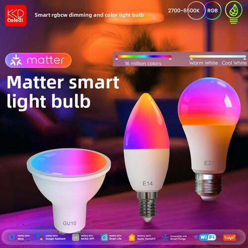 Homekit智能灯泡E27声控灯E14彩色气氛灯艺术灯物质台灯灯泡Siri