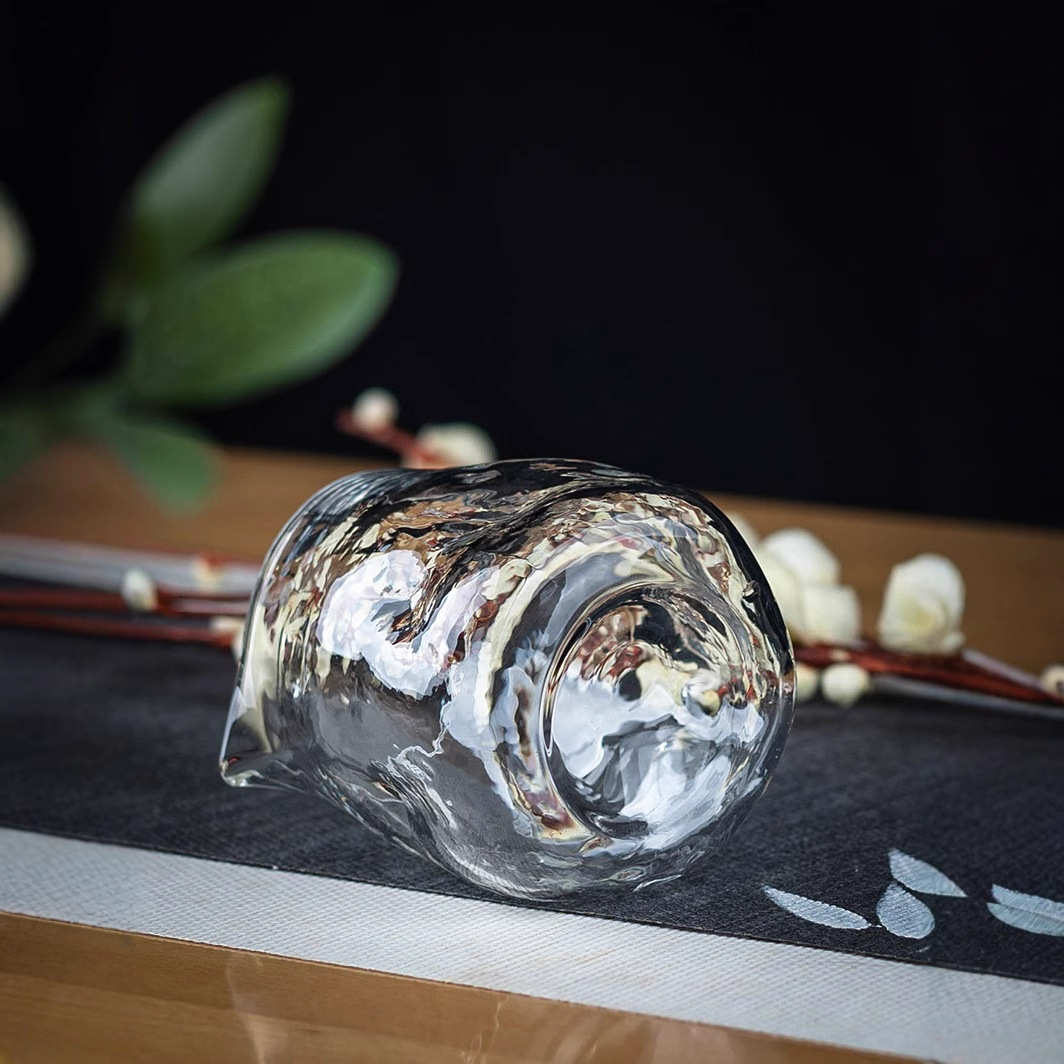 日式手工公道杯大号加厚玻璃茶海透明高档分茶器功夫茶具泡茶均杯