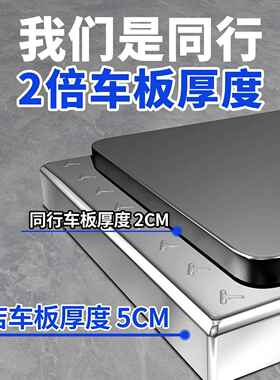 不锈钢加平板车厚手推车摆摊四水产轮CJO平车板小推车搬车推车拖