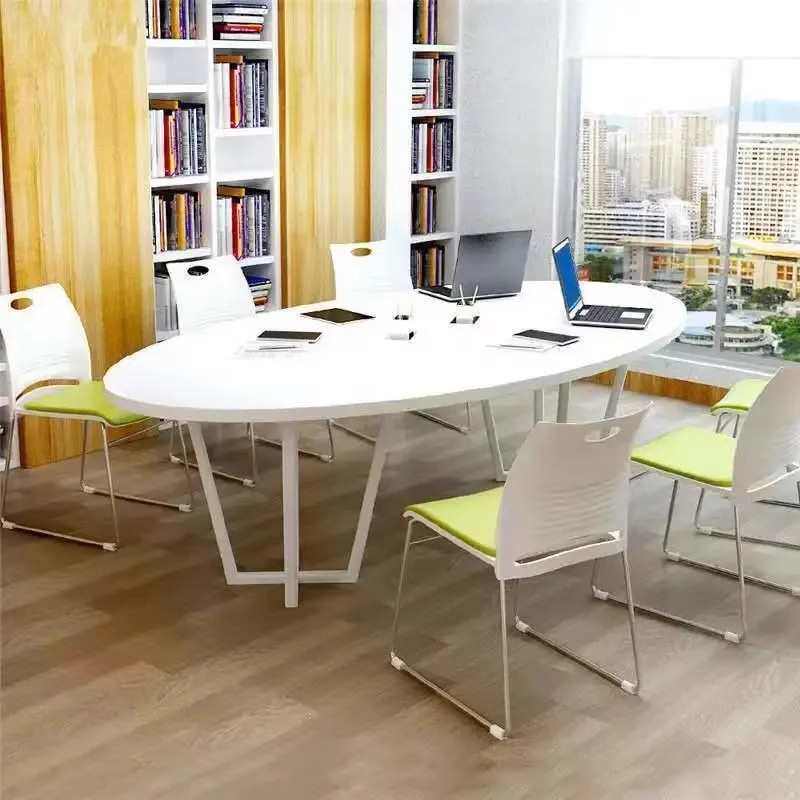 会议培训无扶手塑料椅靠背椅简约职员办公会议培训洽谈椅