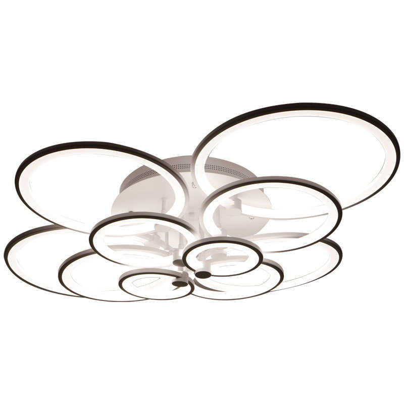 新款中山古镇灯具家用卧室客厅吸顶灯酒店民宿创意奥环灯