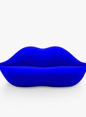 红唇沙发定型棉意大利现代网红创意个性异形设计摩图弹力布艺boca