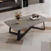 现地小桌子办公室阳台小型网红茶桌轻岩板奢茶几代家用RMV卧室坐