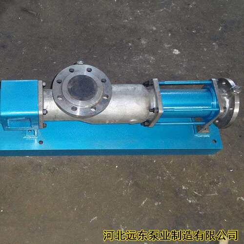 输送水泥泵G35-2V-W112单螺杆泵压力1.2Mpa
