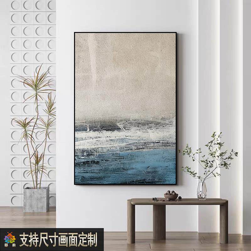 现代抽象装饰画高档客厅餐厅艺术挂画过道玄关壁画床头无框画定制