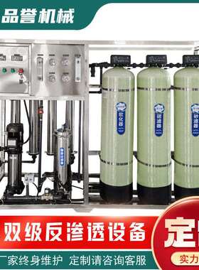RO反渗透纯水设备工业水处理设备不锈钢0.25T/H-100T/H大流量商用