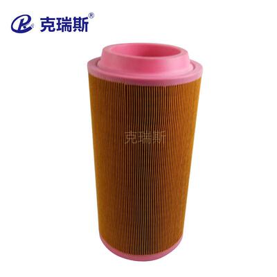 克瑞斯空压滤机芯空木浆滤空气滤筒螺杆机气过滤芯XWF1613纸74080