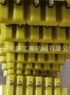 掘挖卡R60GTE-7牛筋履带板胶块机橡胶胶块扣螺栓固定履带胶