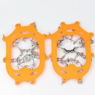 冬季冰爪防滑鞋套户外雪地靴钉链登山雪爪冰抓简易鞋子防滑链神器