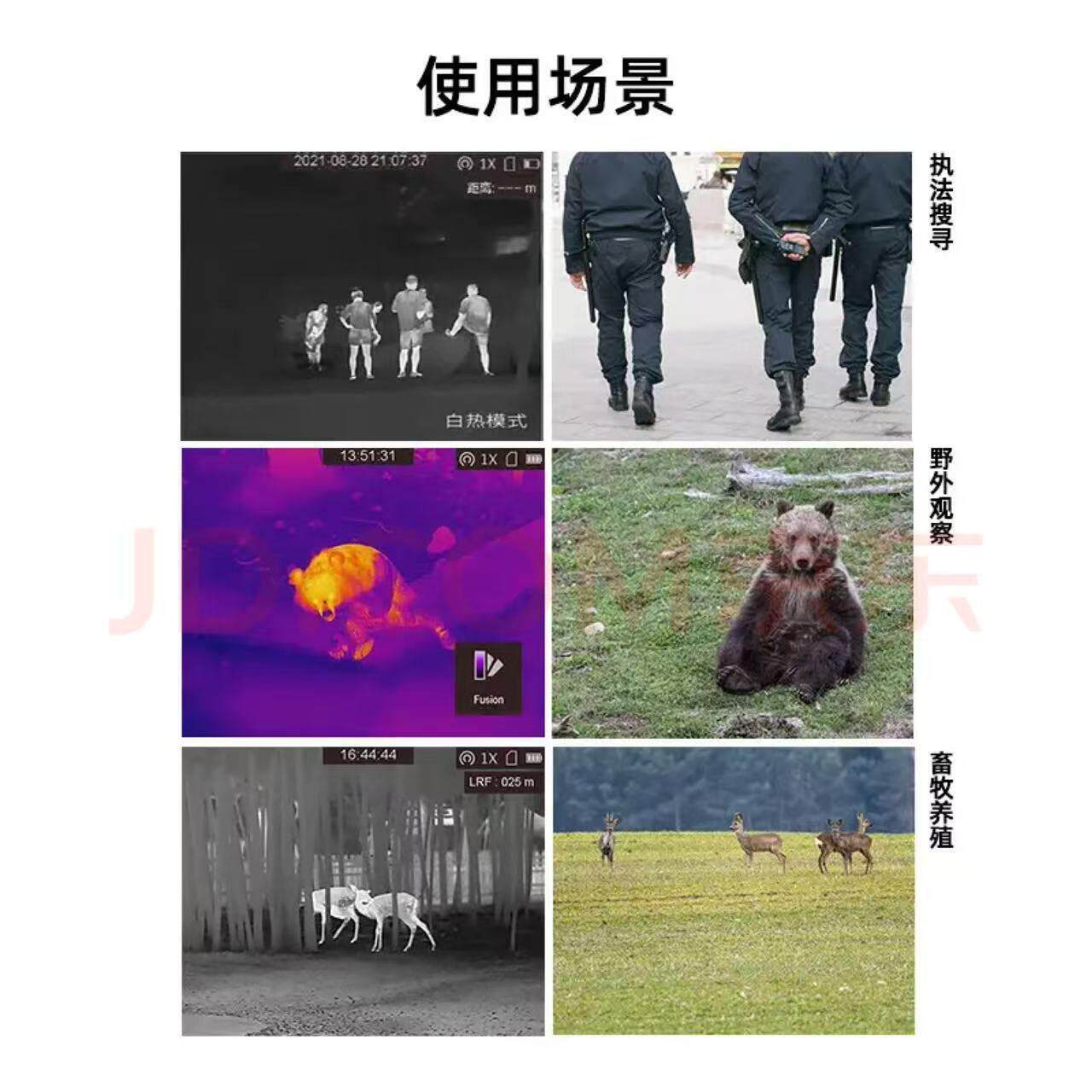 HIKMICRO海康GQ25L清红外夜视热成像仪三光一体带测距手持热搜