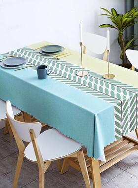 Nordic PVC tablecloth waterproof table cloth table mat 桌布